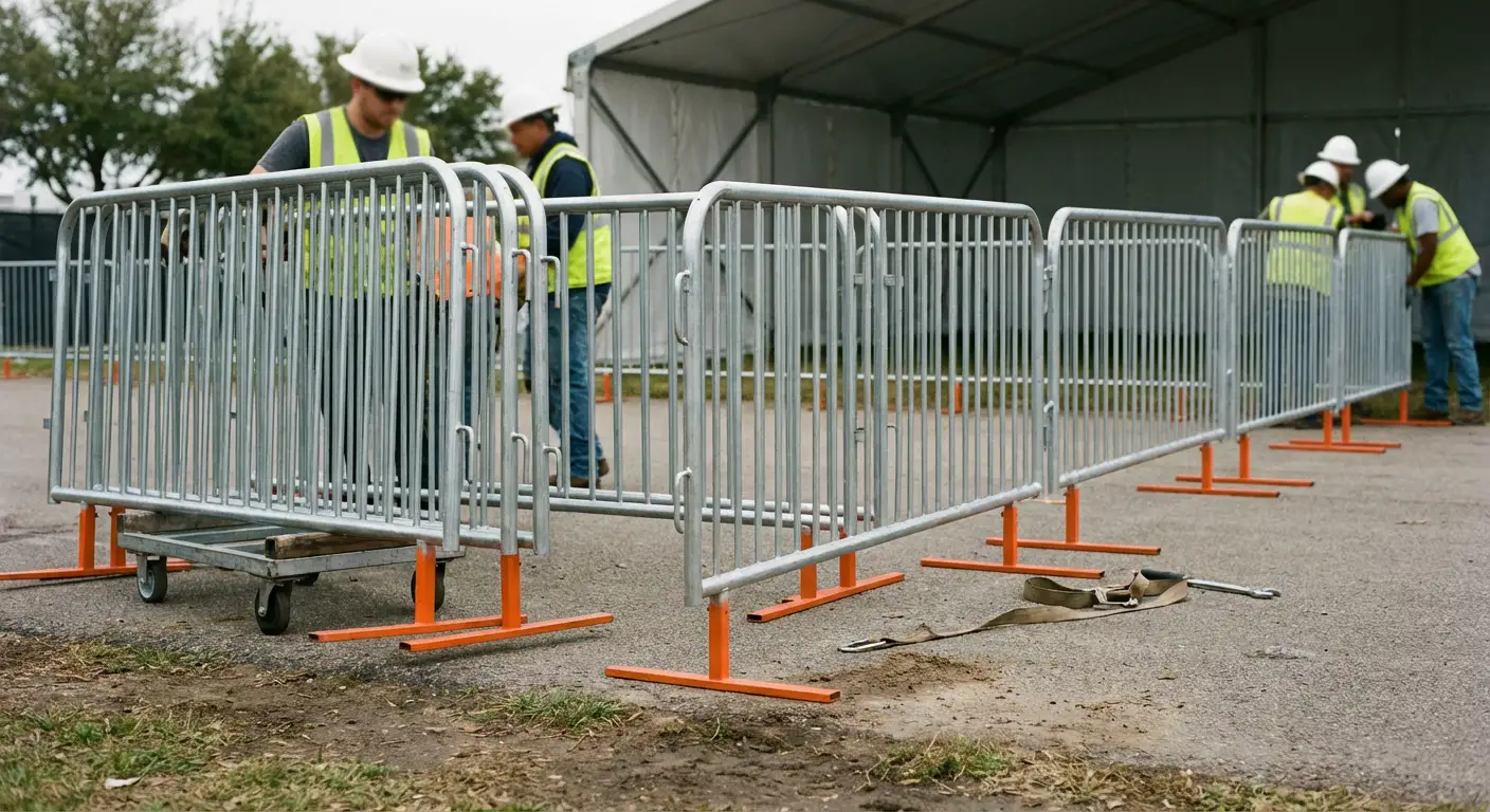 Pedestrian Barricades in Smyrna, GA