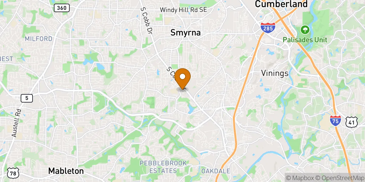  neighborhood map in Smyrna, GA