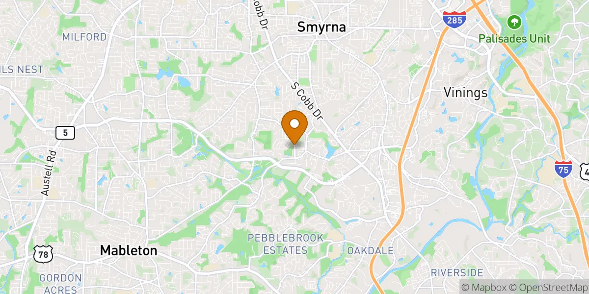  neighborhood map in Smyrna, GA