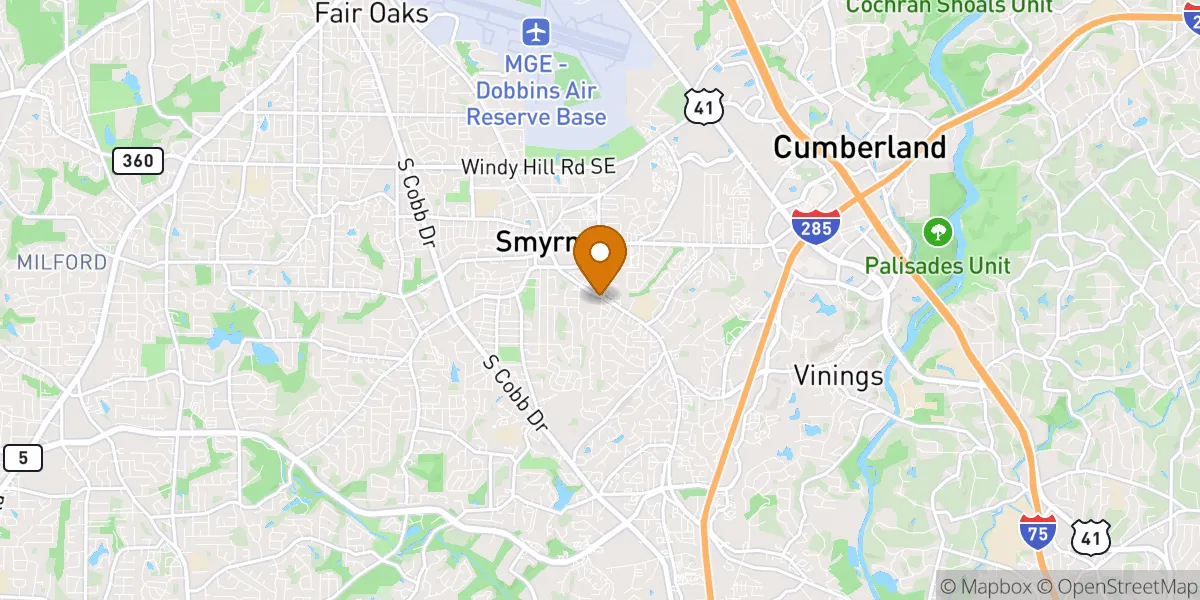  neighborhood map in Smyrna, GA