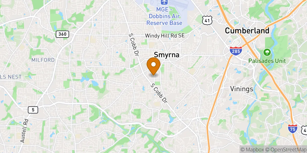  neighborhood map in Smyrna, GA