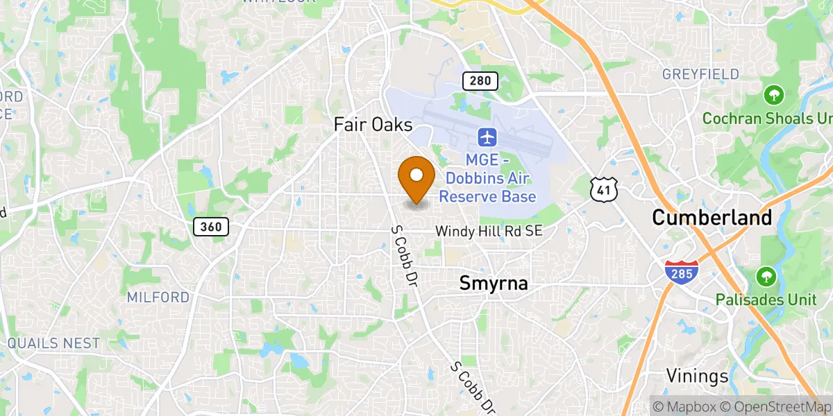  neighborhood map in Smyrna, GA