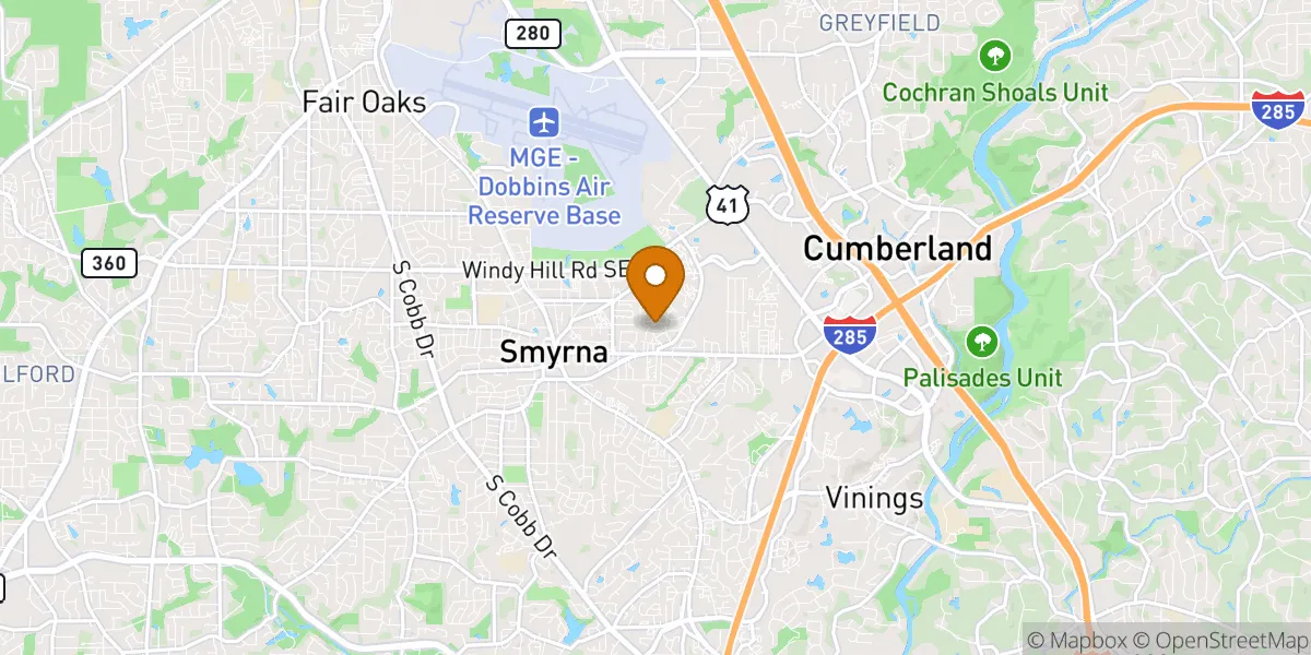  neighborhood map in Smyrna, GA