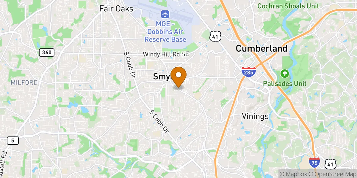  neighborhood map in Smyrna, GA