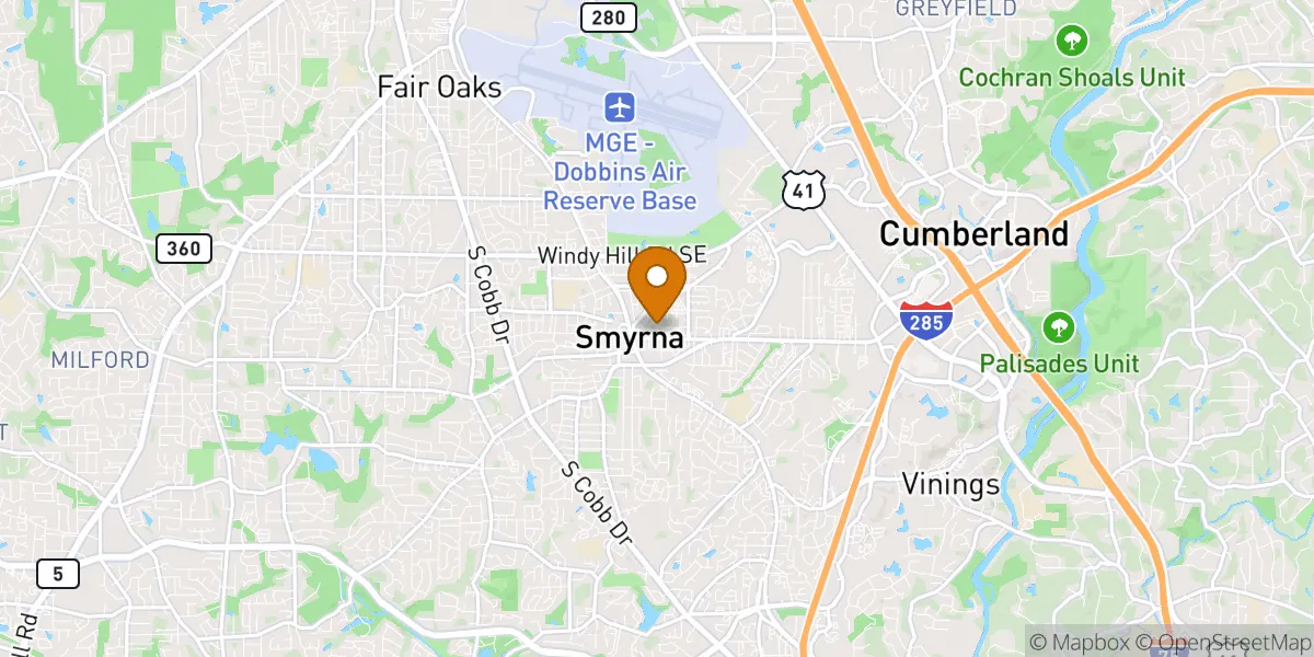  neighborhood map in Smyrna, GA