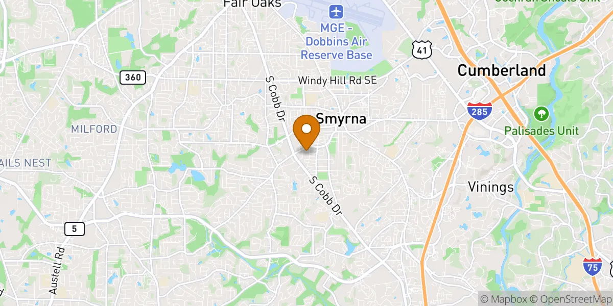  neighborhood map in Smyrna, GA