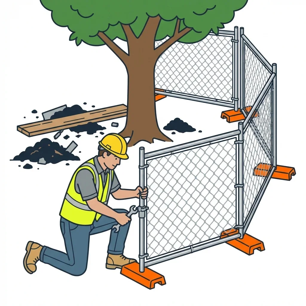 Infographic detailing common tree protection violations and prevention in Smyrna, GA